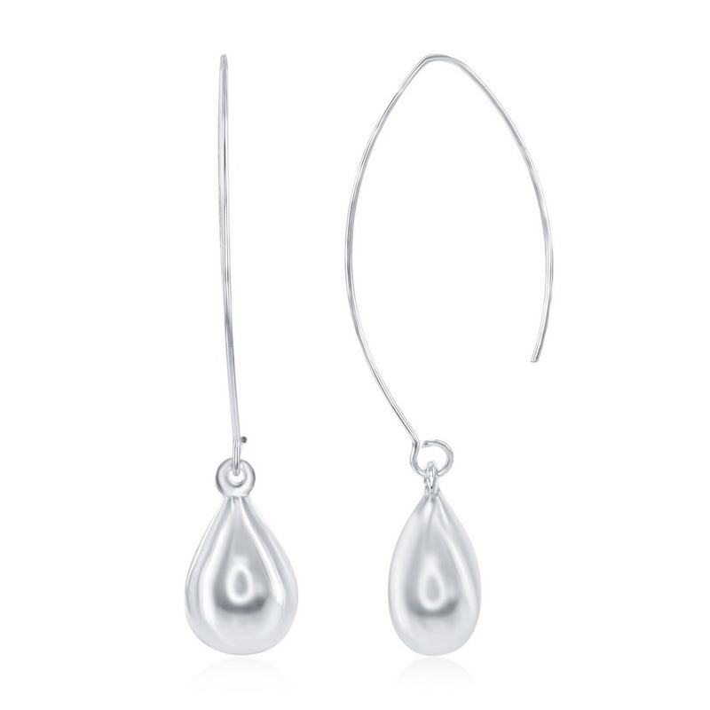 Sterling Silver Kisses Style Threader Earrings