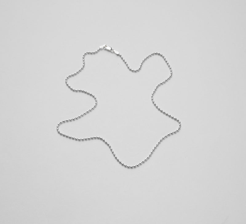 Southern Gates Sterling Silver 1.5mm Rice Bead Chain