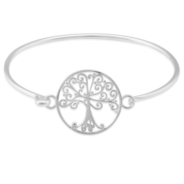 Southern Gates Sterling Silver Oak Tree Flip Top Bracelet 