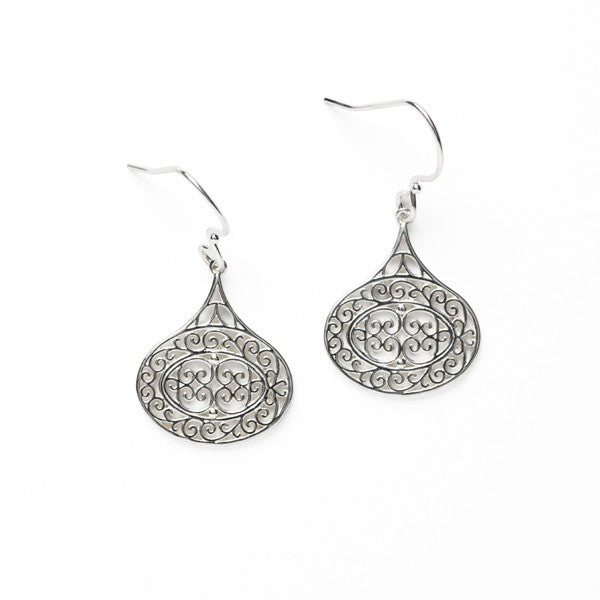 Southern Gates Sterling Silver Biltmore Collection Pinnacle Earrings