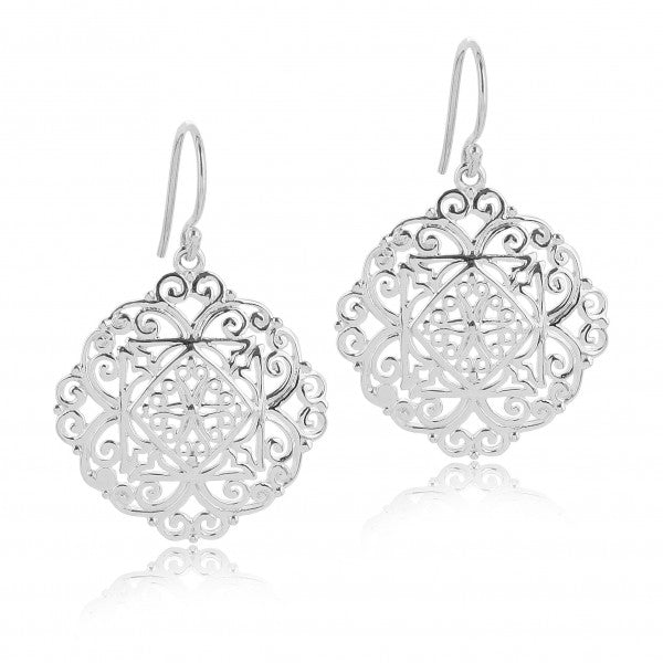 Southern Gates Sterling Silver Diane Gate Earrings (90381)