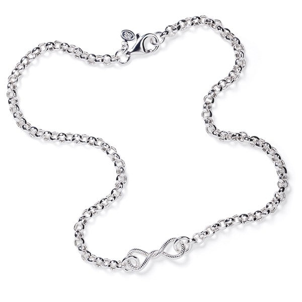 Southern Gates Sterling Silver Infinity Necklace (97958)