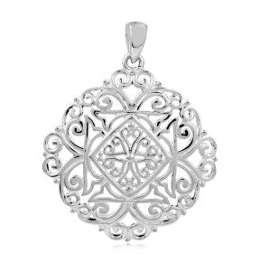 Southern Gates Sterling Silver Small Diane Gate Pendant (90059)