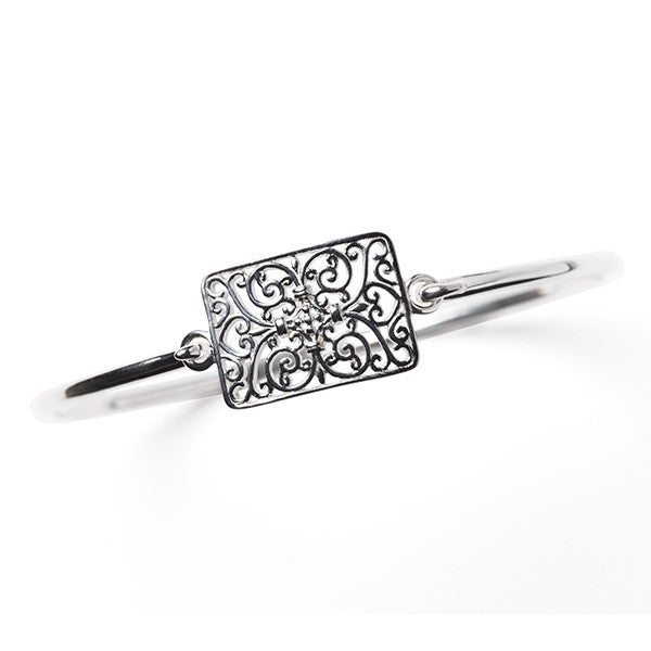 Southern Gates Sterling Silver Elizabeth Flip Top Bracelet 