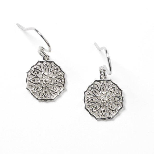 Southern Gates Sterling Silver Morning Glory Earrings (92429)