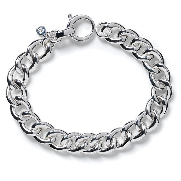 Southern Gates Mia Curb Bracelet, 7.5". Curb Bracelet 7.5" 925 Sterling Silver Made in Italy  Recommended Care Instructions: 925 sterling silver naturally tarnishes over time. To keep your jewelry as brilliant as the day you received it, store in an airtight pouch or box and only clean with a silver polishing cloth.