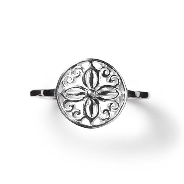 Southern Gates Sterling Silver Courtyard Blossom Ring, Size 6 (93466)